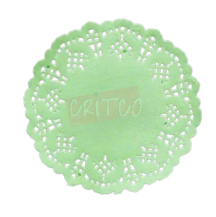 8.5 inch Paper Mat-Light Green-RND-12