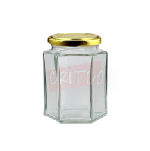 300ml Hexagonal Jar w/Lid