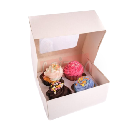 4X1 Cup Cake Box