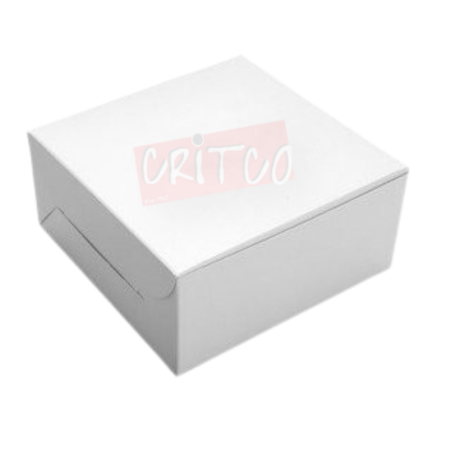 14x14x4inch Cake Box-White