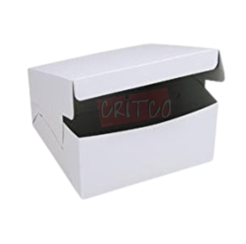 14x14x4inch Cake Box-White