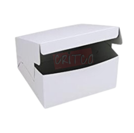 14x14x4inch Cake Box-White