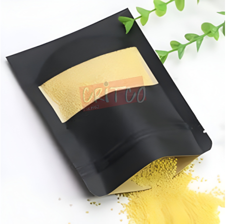 (15X23)cm Window Zip Lock Pouch-Black