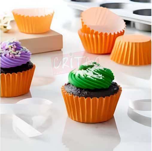 9cm Cup Cake Liners-Orange (Pack of 100pcs)
