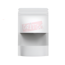 (14X20)cm Window Zip Lock Pouch-White