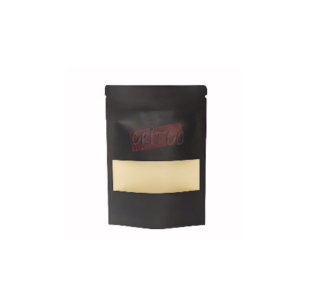 (18X26)cm Window Zip Lock Pouch-Black