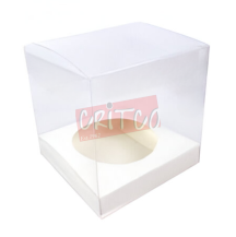 Single Cup Cake Box-Clear White Base (𝐩𝐫𝐞 𝐨𝐫𝐝𝐞𝐫𝐬 𝐨𝐧𝐥𝐲!)