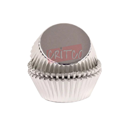 9cm Cup Cake Liners-Silver (Pack of 100pcs)