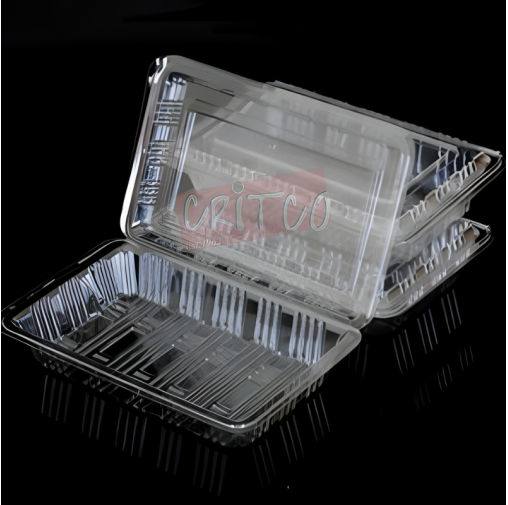 (6X3.5X1.5) inch Sushi Box-Clear-Rect