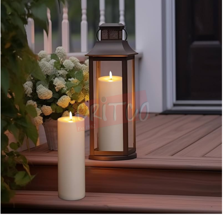 3X9 Pillar Candle-Flat Top