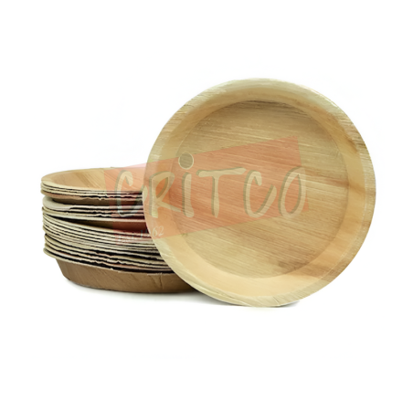 8 inch Kolapath plate-RND(Areca Leaf Plate)