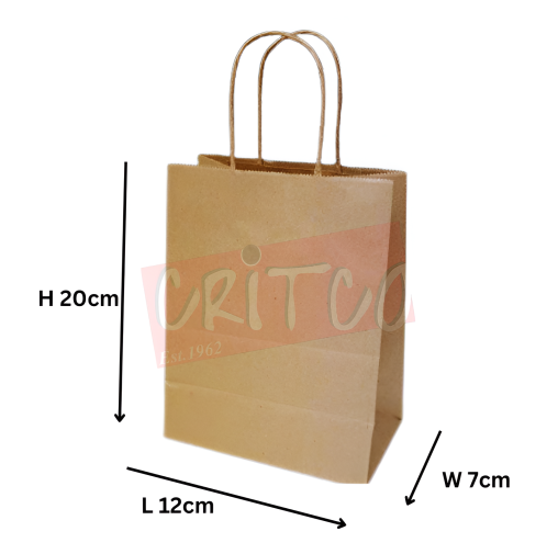 7.5x4.5x2.5inch Kraft Food Bag Bottom Gazette...