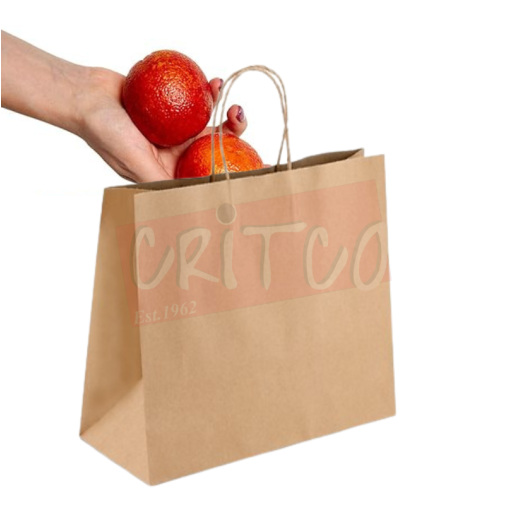 11.5x12x5.5inch Kraft Food Bag Bottom Gazette...