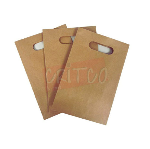 9.5x5.5x2.8inch Square Bottom Bag with Die Cut