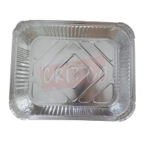 3500ml Aluminium Container With Lid Rectangle