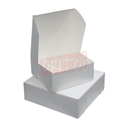 6x6x3inch Cake Box-White