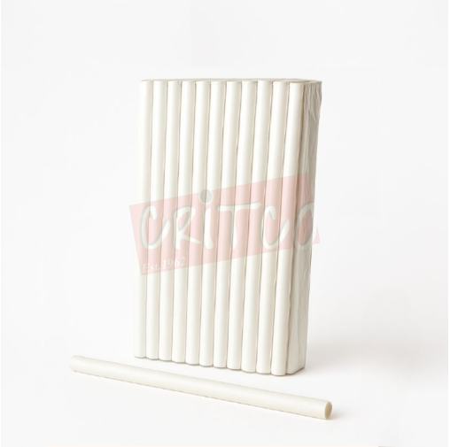 8x8mm Paper Straw White Single Wrapped (100pcs...