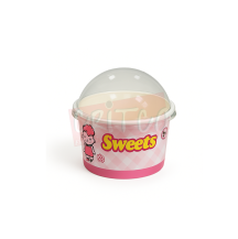 TK- Hello Kitty Printed Dessert Cup With dome lid