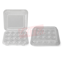 TK- Plastic 12pcs Egg Tray Clear