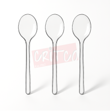 TK- 5inch Dessert spoon clear Large