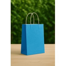10.5x8x3.5inch Baby Blue Gift Bag