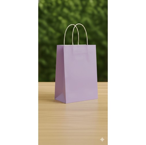 10.5x8x3.5inch Baby Purple Gift Bag
