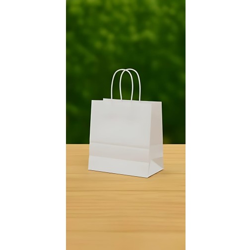 13.5x13x6inch White Gift Bag