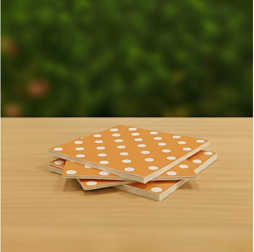 Polka Dot Paper Serviettes Orange (Pack of...