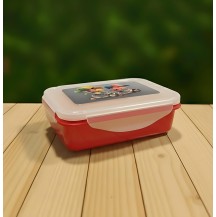 (RC-HT) 700ml Kids Plastic Lunch Box Red Colour