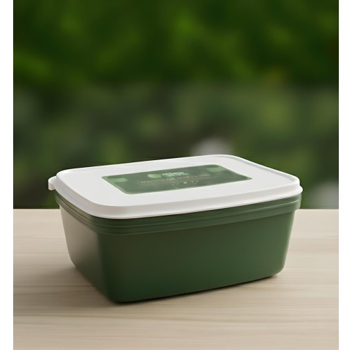 (FT) 1000ml 3pack Kids Plastic Lunch Box Green...