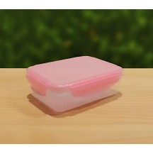 (RC-HT) 700ML Kids Plastic Lunch Box Pink Colour