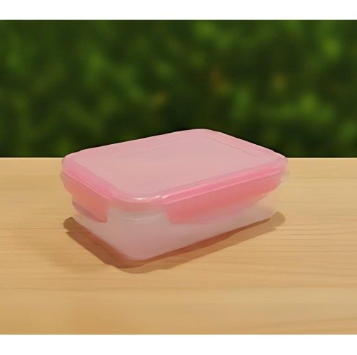(RC-HT) 700ML Kids Plastic Lunch Box Pink Colour