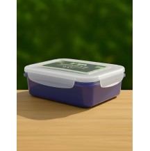 (RC) 700ML Kids Plastic Lunch Box Dark Blue Colour