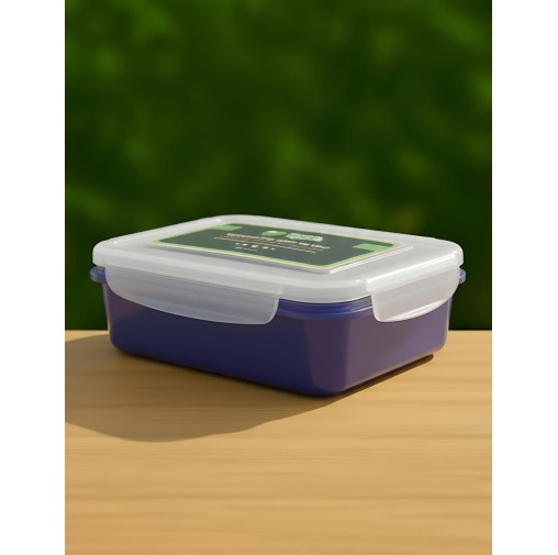 (RC) 700ML Kids Plastic Lunch Box Dark Blue Colour