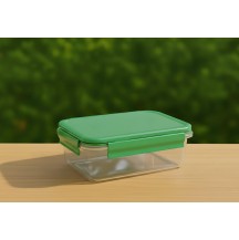 (RC) 700ML Kids Plastic Lunch Box Green Colour