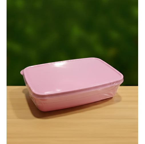 (FT) 1000ML Kids Plastic Lunch Box Pink Colour