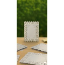 8x12inch Paper Mat Rectangle Silver (Pack of 12pcs)
