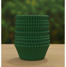 6cm Cup Cake Liners Dark Green (Pack of 100pcs)