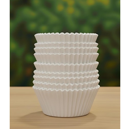 9cm Cup Cake Liners White  (Pack of 100pcs)