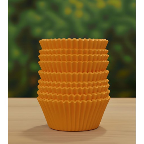9cm Cup Cake Liners Orange (Pack of 100pcs)