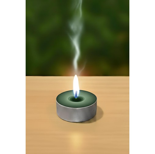 Tea light Candle Green