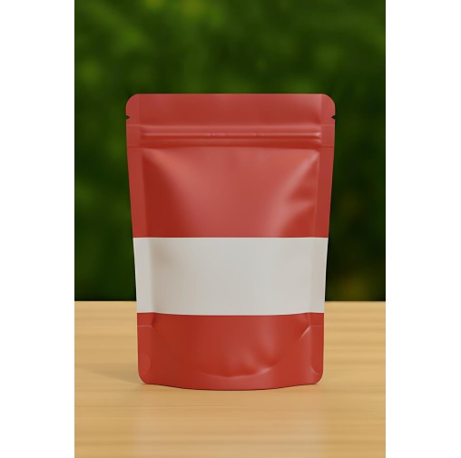 10x15cm Window Ziplock Pouch Red (Pack of 5pcs)