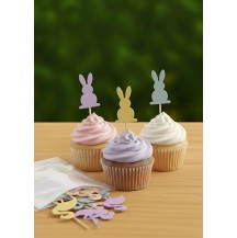 Cup cake toppers- Bunny (12pcs pack)