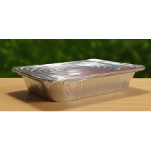 3700ml aluminium container with aluminium foil lid -...