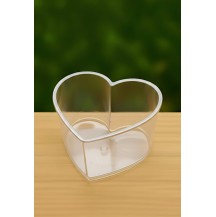 TK - Acrylic Dessert Cup Heart Design (GD-7745) Pack of 5pcs