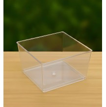 TK - Acrylic Dessert Cup Box Shape (GD-7042) Pack of 5pcs