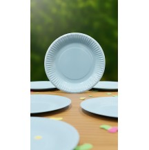 7inch pastel blue Paper Plate (Pack of 10pcs)