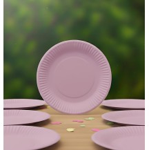 9 inch Pastel Purple Paper Plate (Pack of 10pcs)