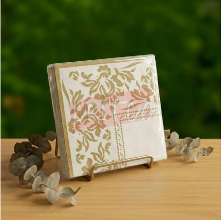 Paper serviette Napkin Gold (pack of 20sheets)
