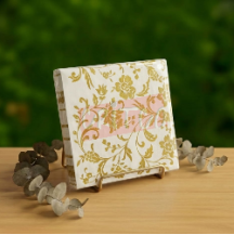 Paper serviette Floral Gold  (Pack of 20sheets)